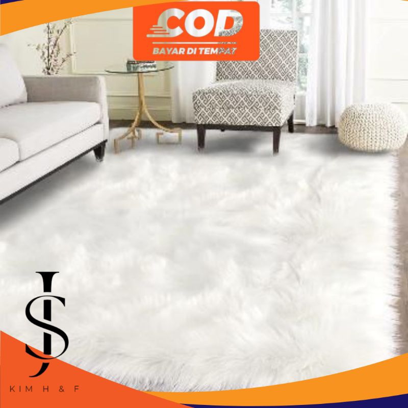 Kain Bulu Korea Glossy  Ukuran 200x200