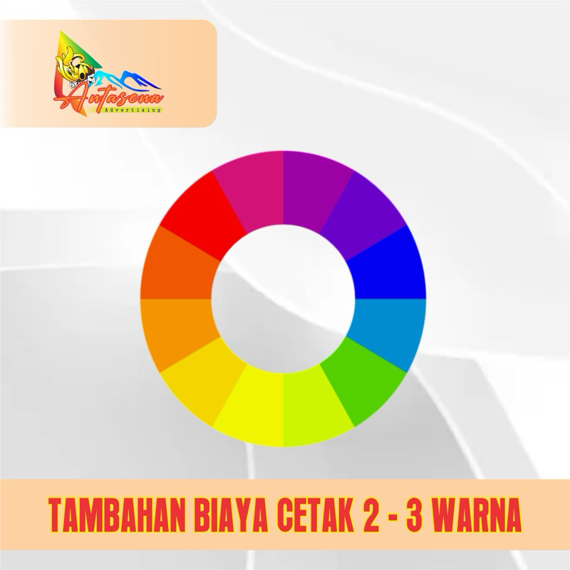 

Tambahan Biaya Cetak 2 & 3 Warna || Gratis Desain