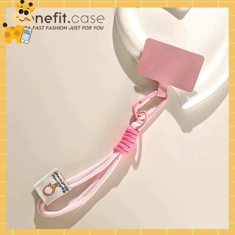 CHUCASE Aksesoris Tali Gantungan HP Tas Sekolah Bag kuliah Keychain Two-color buckle Bag Wanita Pria