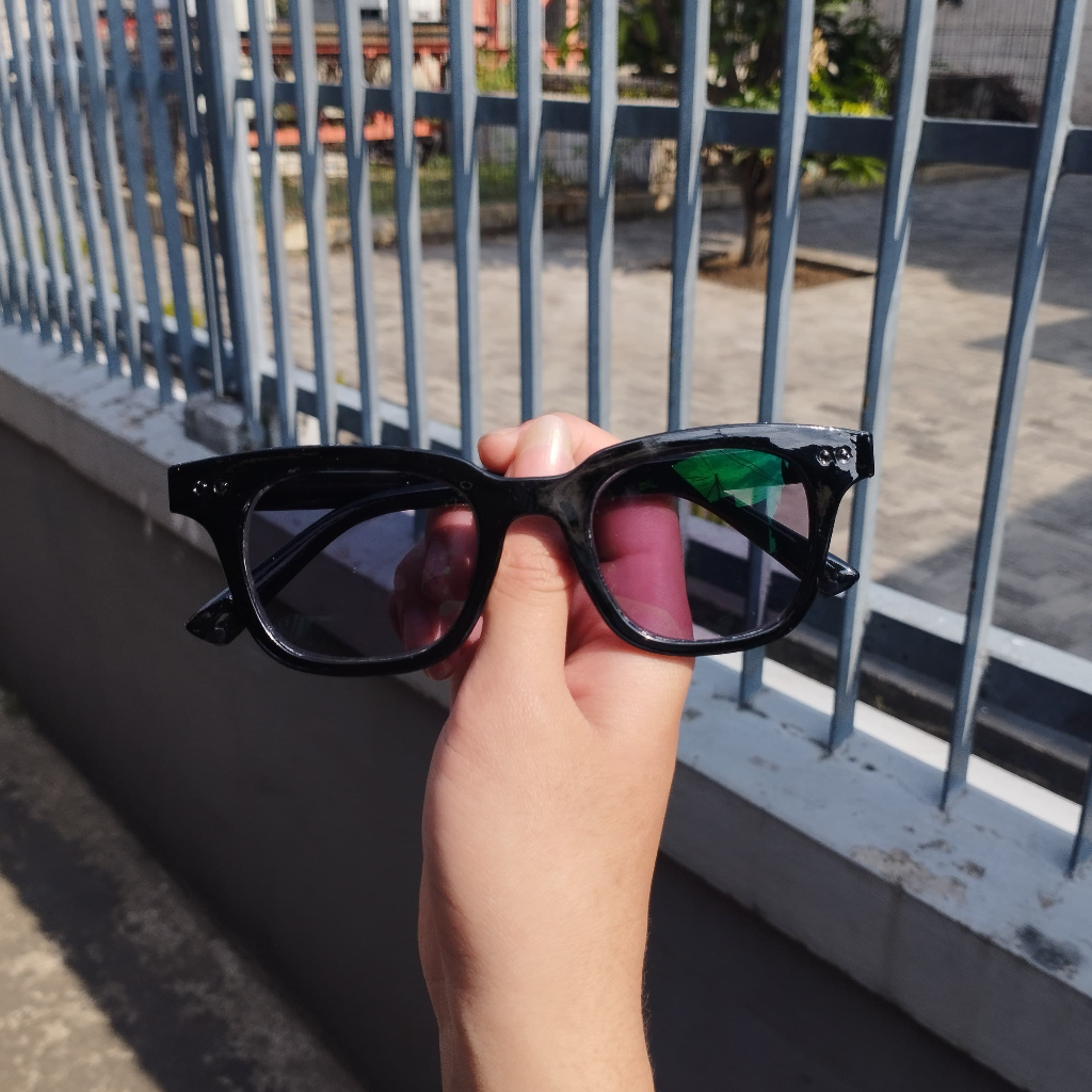 Kacamata Gaya Vincent Logo V Custom Photocromic Pria Wanita Free Box Dan Lap - Zodiac Series - LIBRA