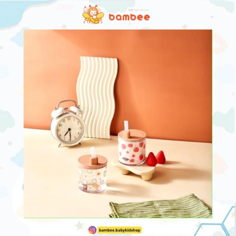 Little Dimple multipurpose milk cup - straw cup - training cup - gelas minum anak