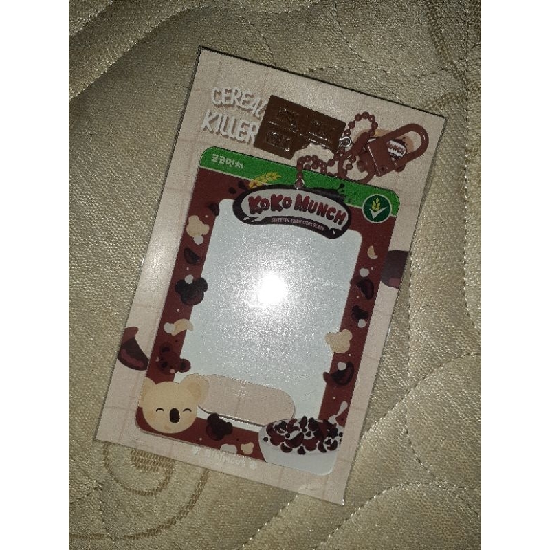 [ready] preloved new cahol photocard holder bibimcat cereal killer koko krunch munch dan harry potte