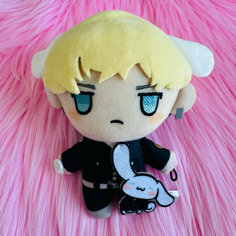Tokyo Revengers sanrio Chifuyu x Cinnamoroll plush doll boneka nui