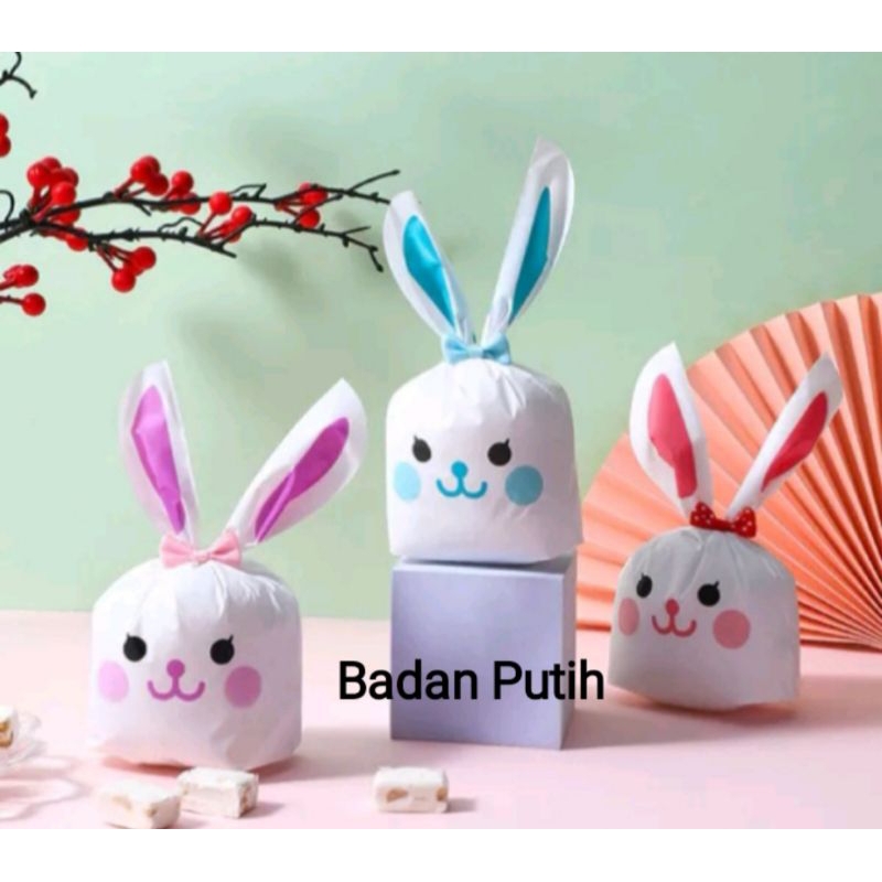 

Kantong Plastik Putih untuk makanan Ringan Ulang Tahun anak-anak -10pcs