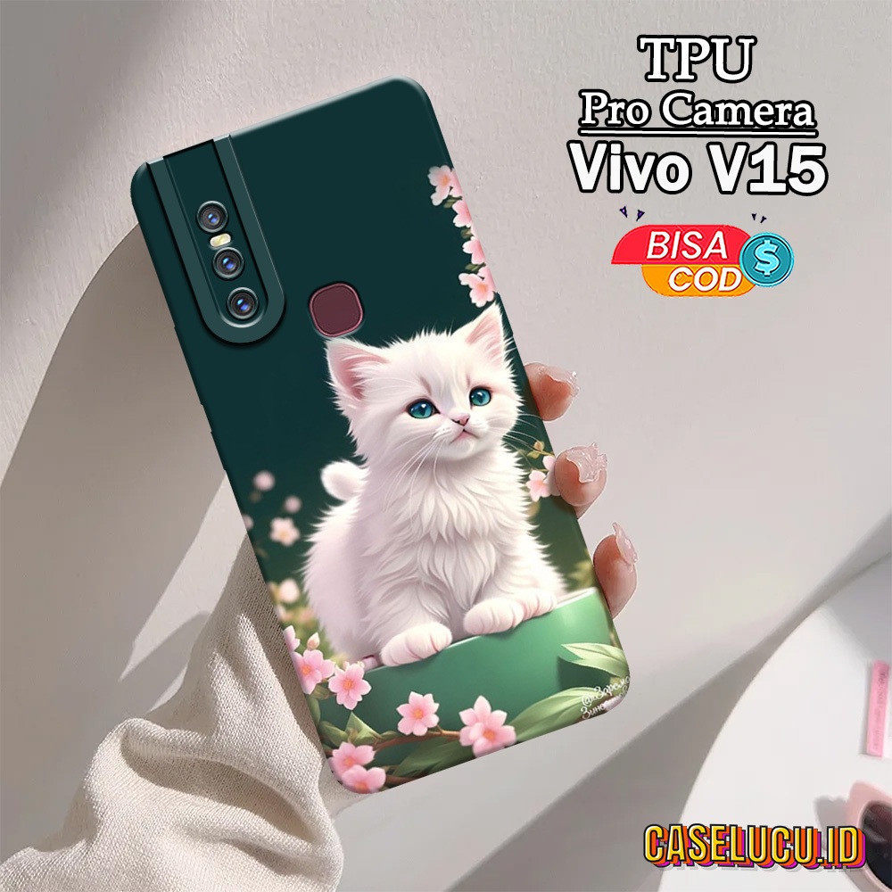 Casing Hp Vivo V15 Terbaru Fashion Case Kucing Case Hp Vivo V15 Soft Case Hp  Vivo V15 Kesing Hp Sil