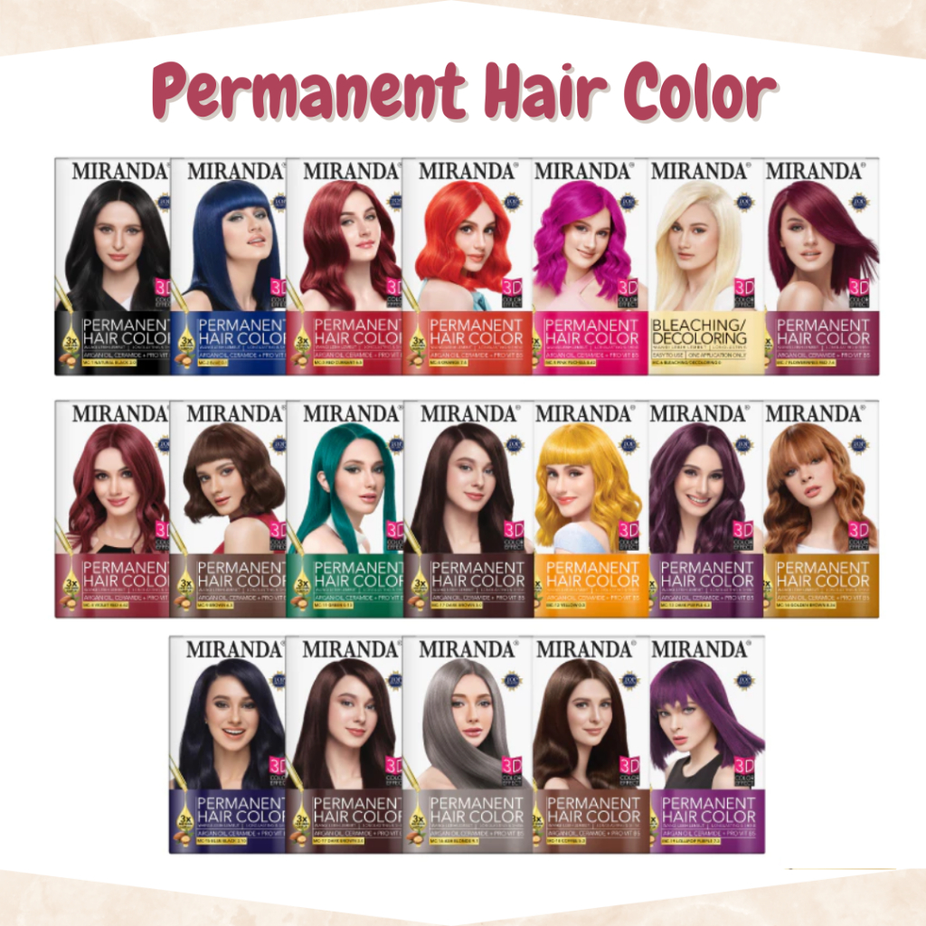 Miranda Hair Color 30ml/Pewarna Rambut