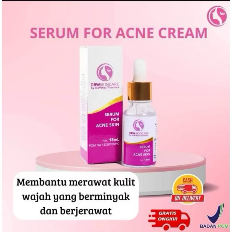 SERUM FOR ACNE SKIN DRW SKINCARE/SERUM UNTUK JERAWAT/SERUM PERAWATAN JERAWAT DRW SKINCARE
