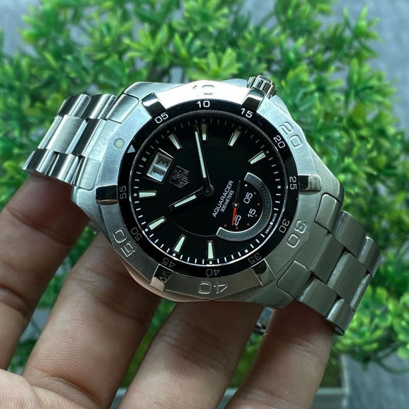 Tag Heuer Aquaracer WAF1010 Black Dial Quartz 41mm