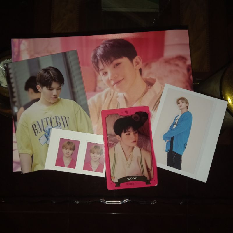 Photocard Official woozi seventeen in the soop set, Photocard Official the8 seventeen hotel set [bac