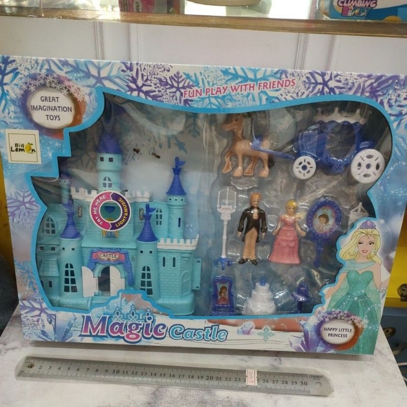302 - Mainan Magic Castle Frozen Rumah Castle