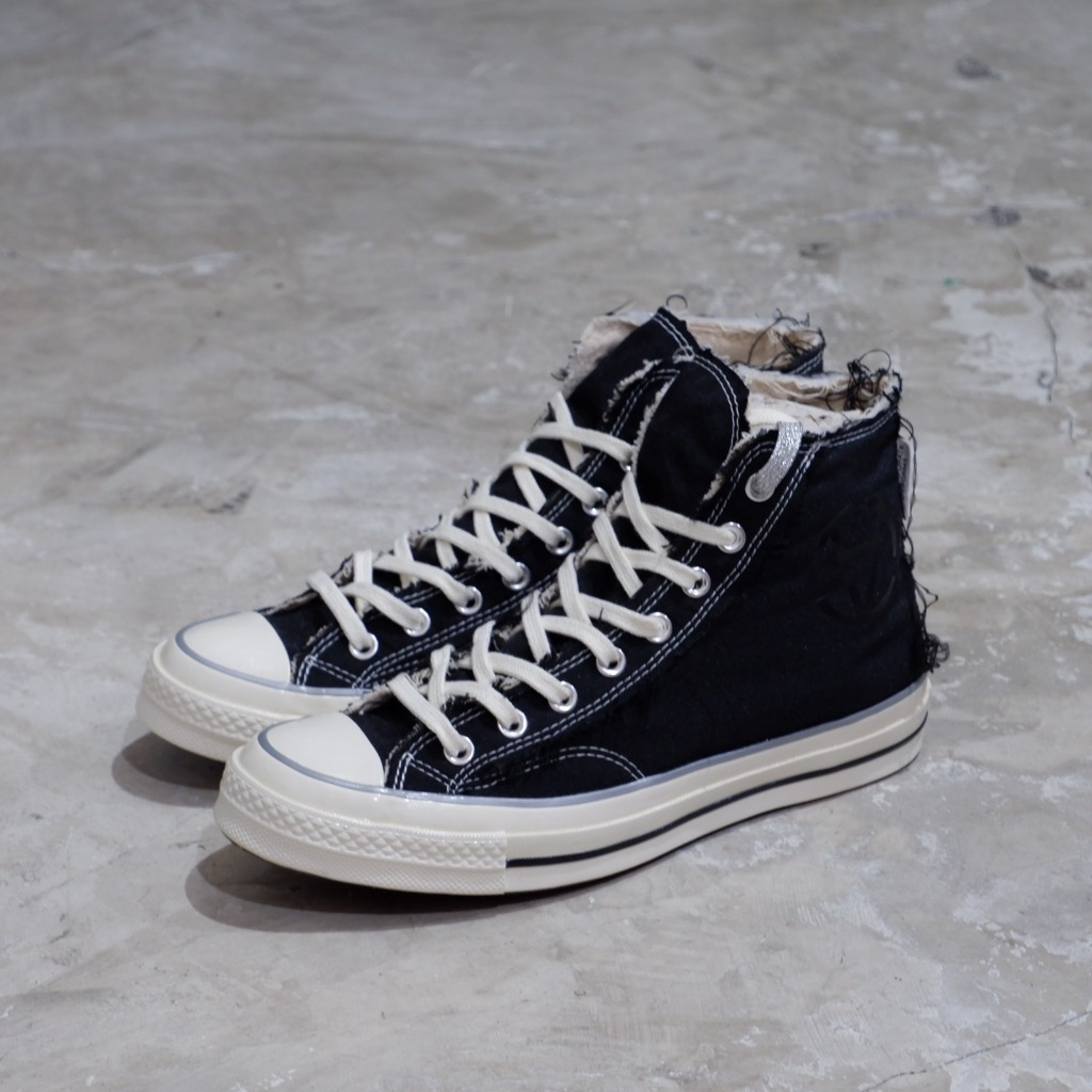SLAM JAM X CONVERSE CHUCK TAYLOR 1970S HI PUNK ROCK BLACK CT 70S CT 70