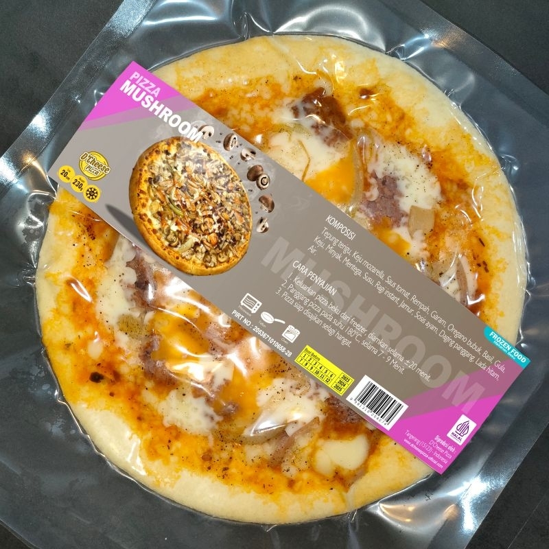 

Dcheese Pizza - Pizza Frozen Ukuran 20cm Varian Pizza Mushroom