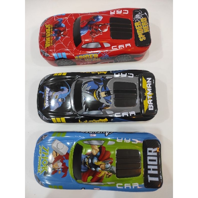 

Kotak Pensil / Pencil Case Mobil Kaleng Spiderman, Batman,dan Thor (40 262 062)