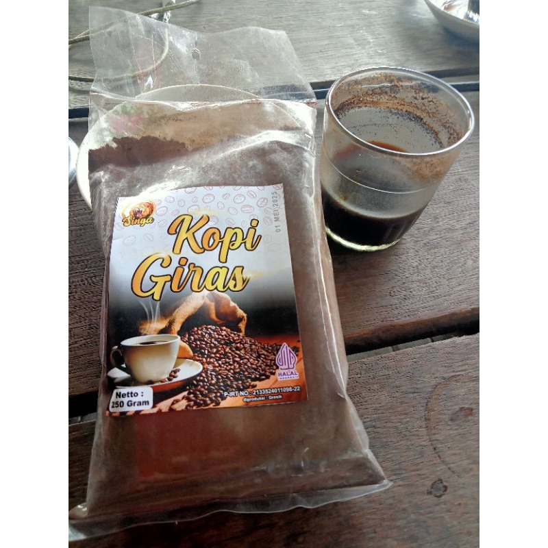 

Kopi Giras cap singa 250gr