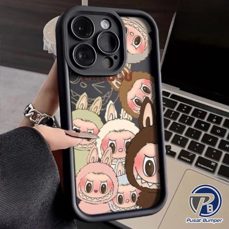 ss950 Silikon Case Labubu Monster Softcase Casing Hp Compatible For Iphone 7G 8G 7G+ 8G+ X XS 11 12 