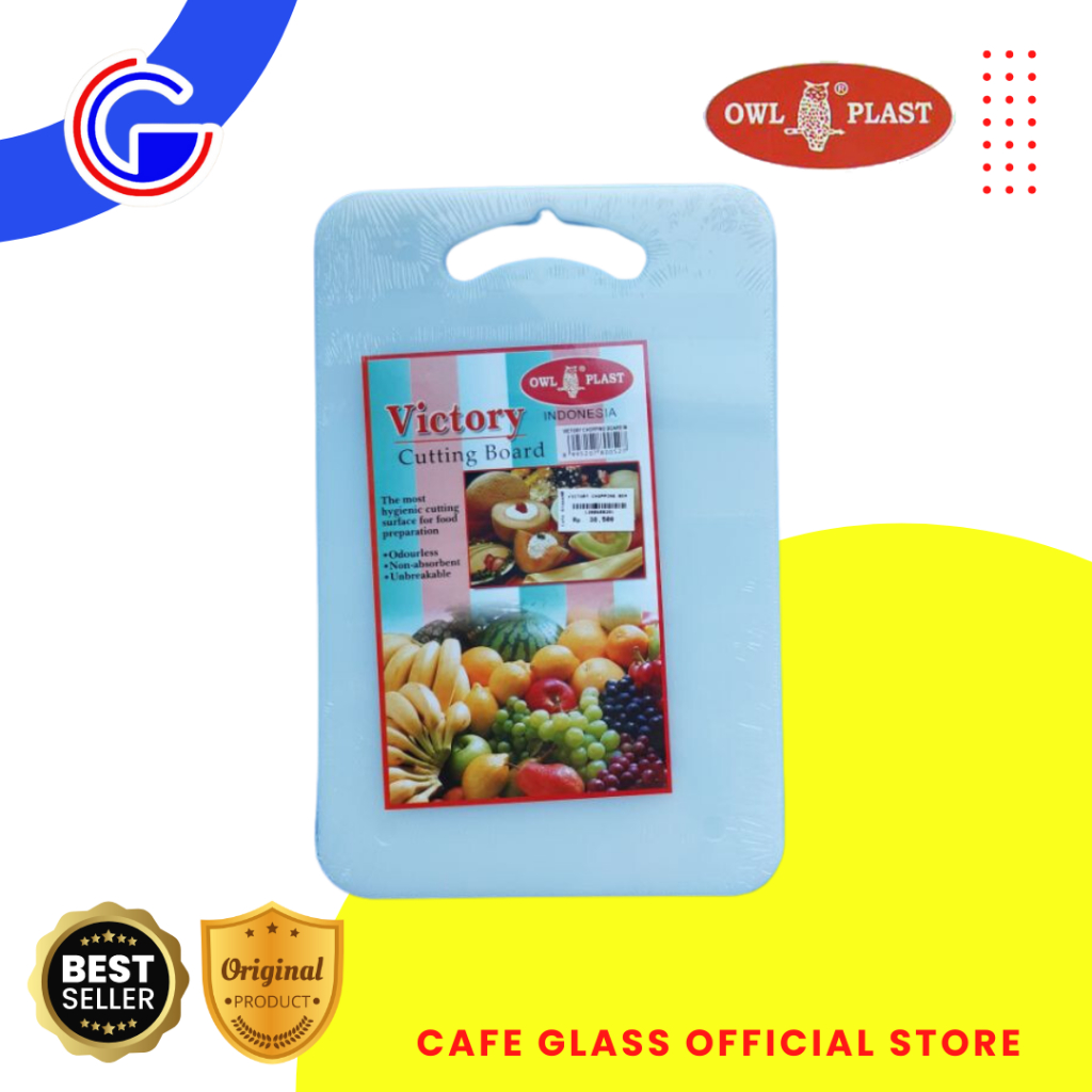 Cutting Board Plastik - Chopping Board Plastik - Telenan Anti Bau Victory Owl Plast