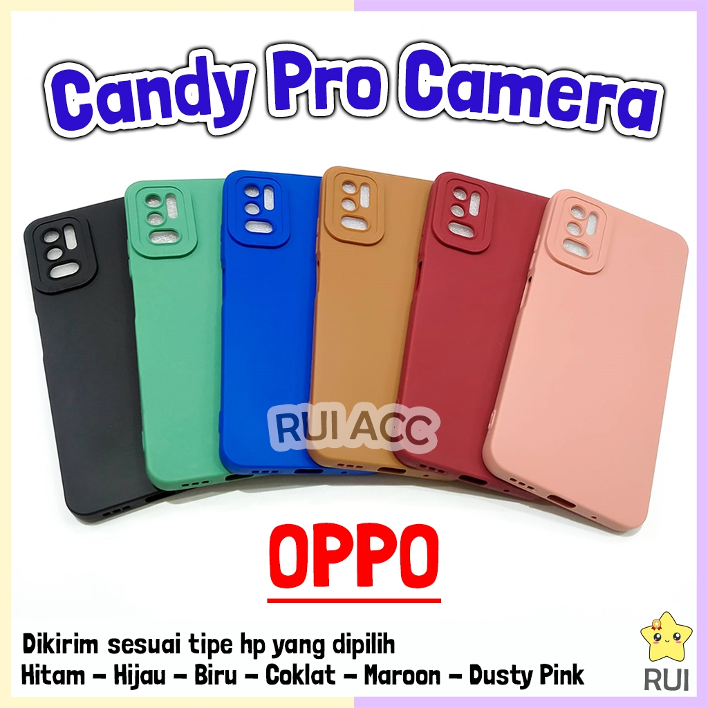 Silikon Candy PRO Oppo Neo 9 7 A33W A37 A37F A73 A79 A1603 Find X5 Pro Softcase Warna Macaroon Case 