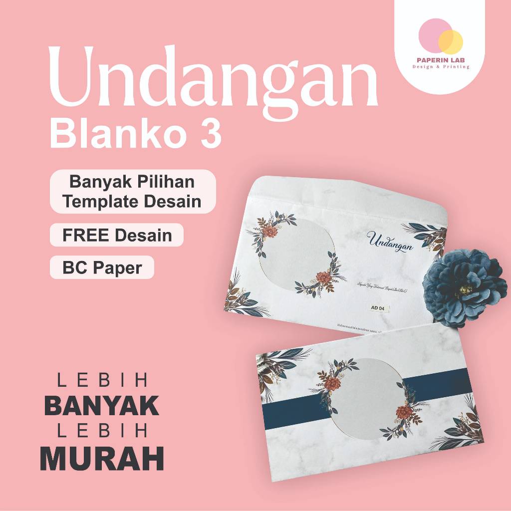 UNDANGAN BLANGKO MURAH | PERNIKAHAN | CETAK UNDANGAN | UNDANGAN MAKASSAR