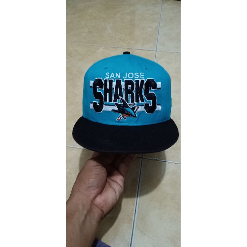 TOPI SAN JOSE SHARKS NEW ERA SNAPBACK 100% ORIGINAL