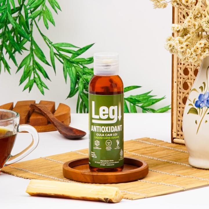 

LEGI Gula Antioksidan, 100% Tebu Murni, Gula Rendah Glikemik untuk Diet dan Diabetes, Pengganti Gula Sehat dan Pemanis Alami 100ML