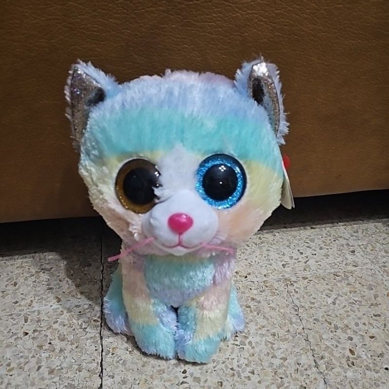 Boneka ty rainbow cat