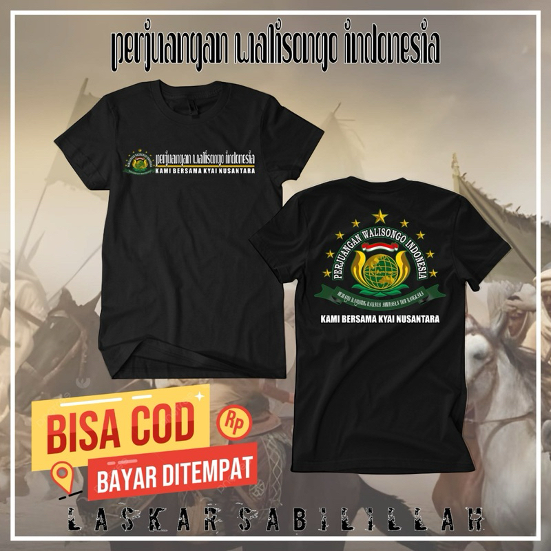 KAOS DAKWAH TERBARU PERJUANGAN WALISONGO INDONESIA TERLARIS