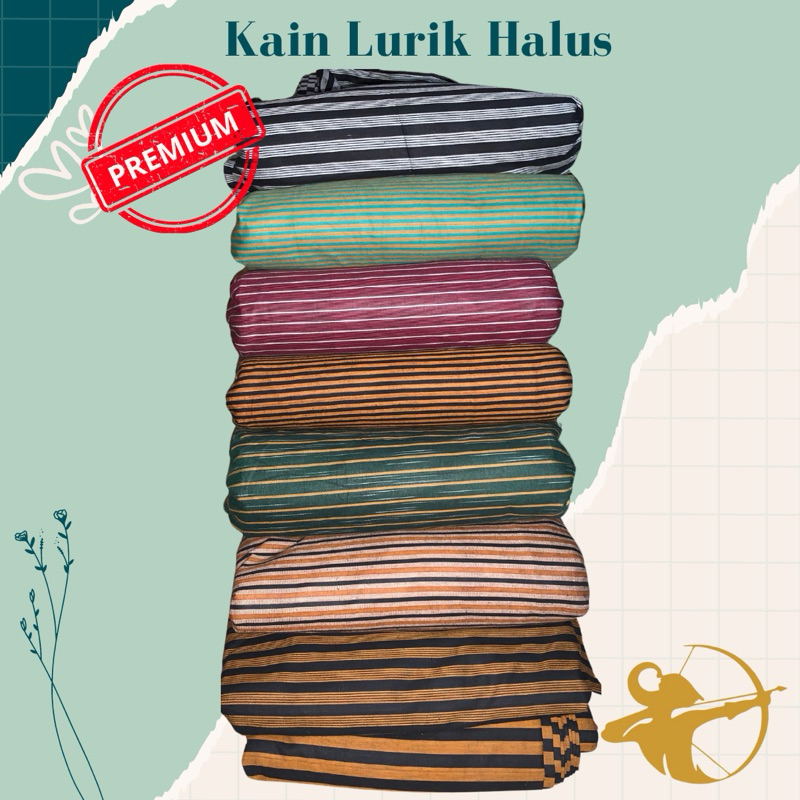 [premium] Kain Lurik Halus // Kain Lurik Meteran Termurah // Galeri Arjuno // Kain lurik bahan katun