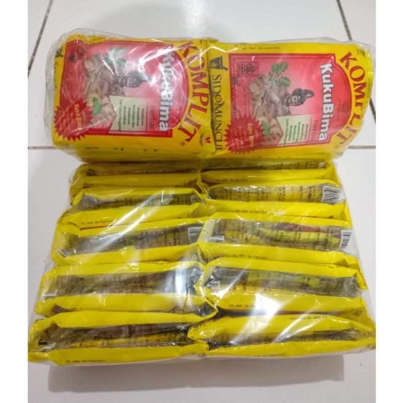 

Jamu Komplit Kuku Bima Sido Muncul isi 20 sachet