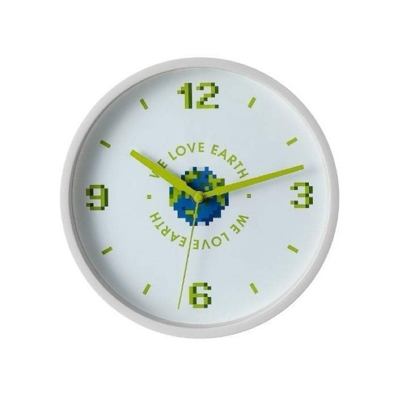 Miniso Wall Clock we Love Earth / Miniso jam dinding