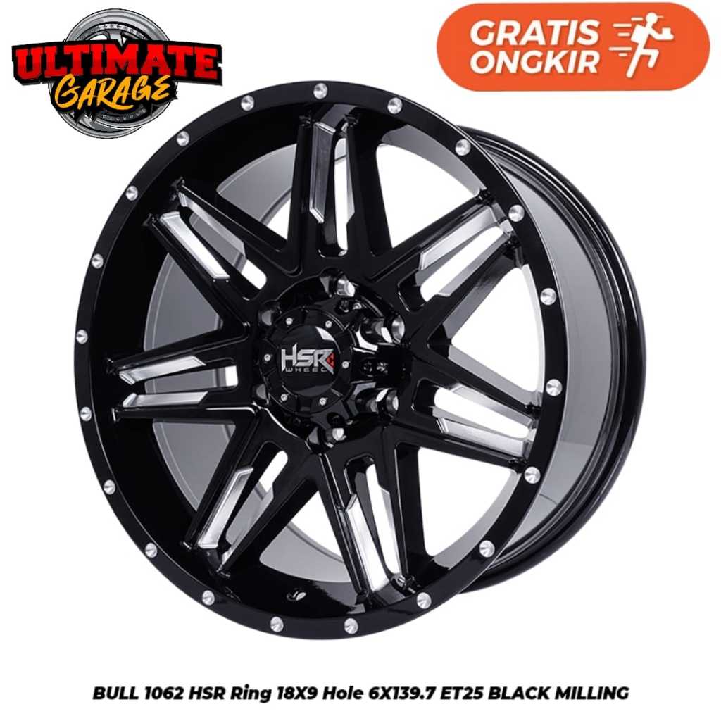 Velg HSR Ring 18 Model Offroad Mobil Hilux Triton Dmux Dll