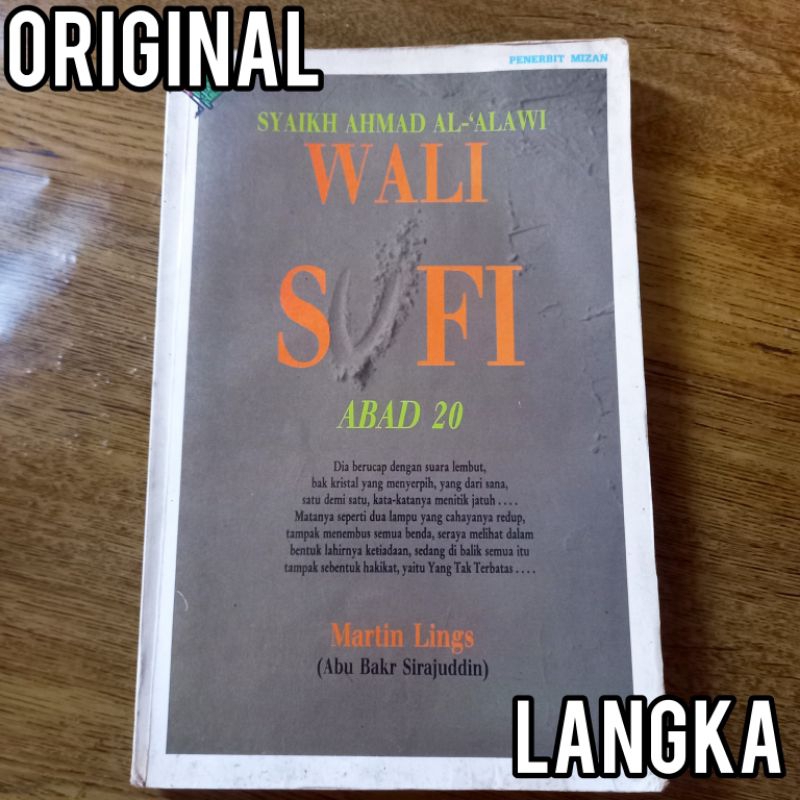 ORI MIZAN syaikh ahmad al alawi wali sufi abad 20