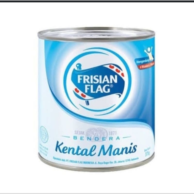 

Frisian Flag susu bendera kental manis cokelat &full cream 370gr