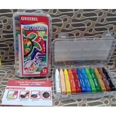 

REWARD PROGRAM Crayon Oil Pastel Greebel 12 Warna Set Original