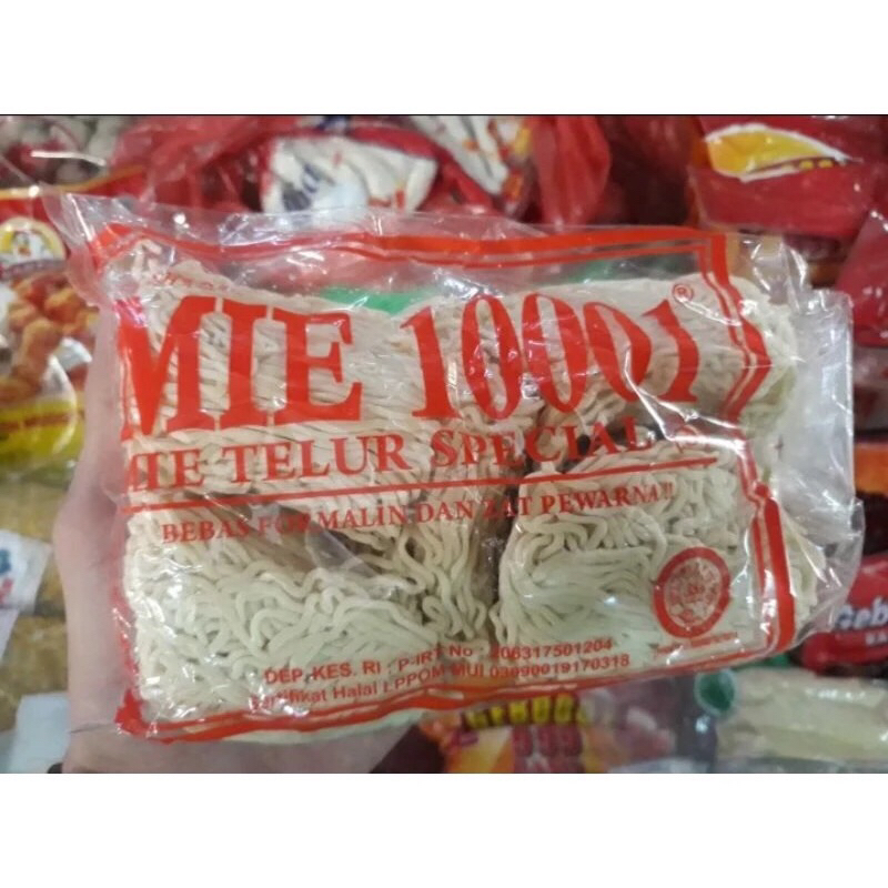 

Mie 10001 Mie Telur Spesial 500gram / MIE Ayam 1001 Kemasan Oren