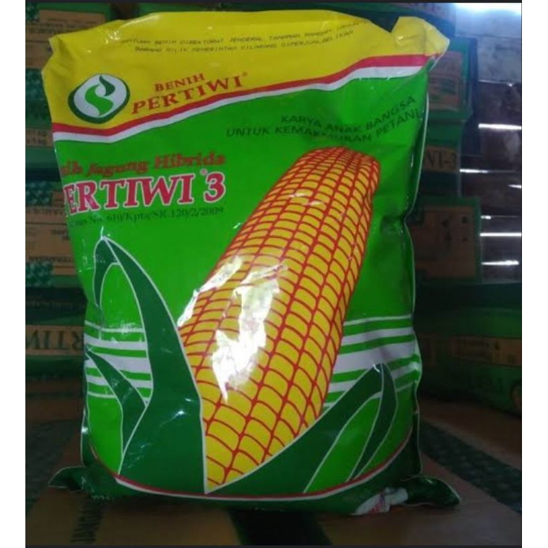BENIH JAGUNG HIBRIDA PERTIWI 3 KEMASAN 5KG ORIGINAL