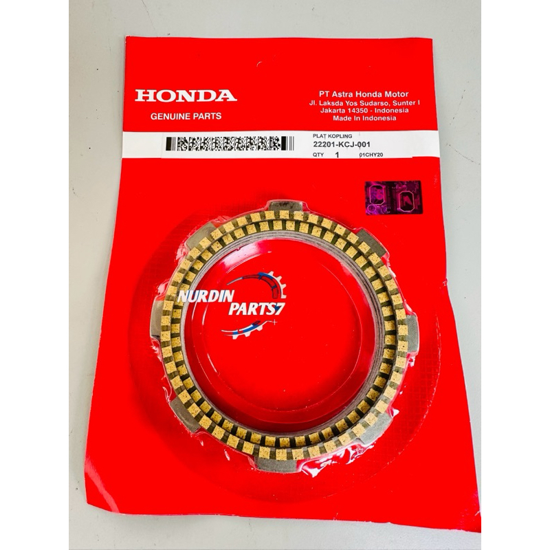 Kampas Kopling Honda Tiger Plat Kopling Tiger KCJ