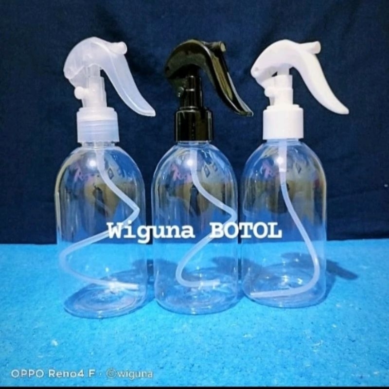 Botol Trigger 250ml Oval / Botol 250ml Oval Tutup Spray Trigger