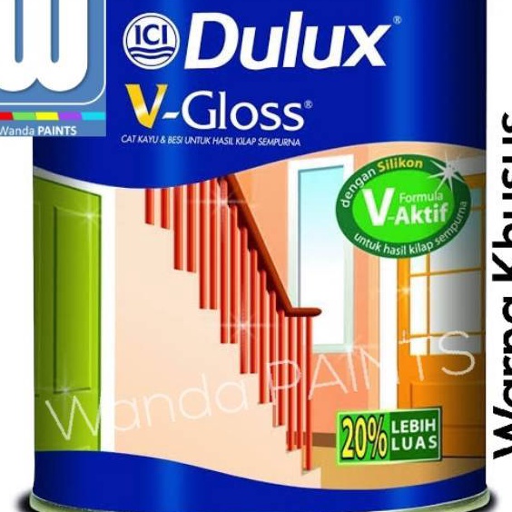 

DISKON BOMBASTIS CAT MINYAK DULUX V GLOSS 1 KG WARNA KHUSUS