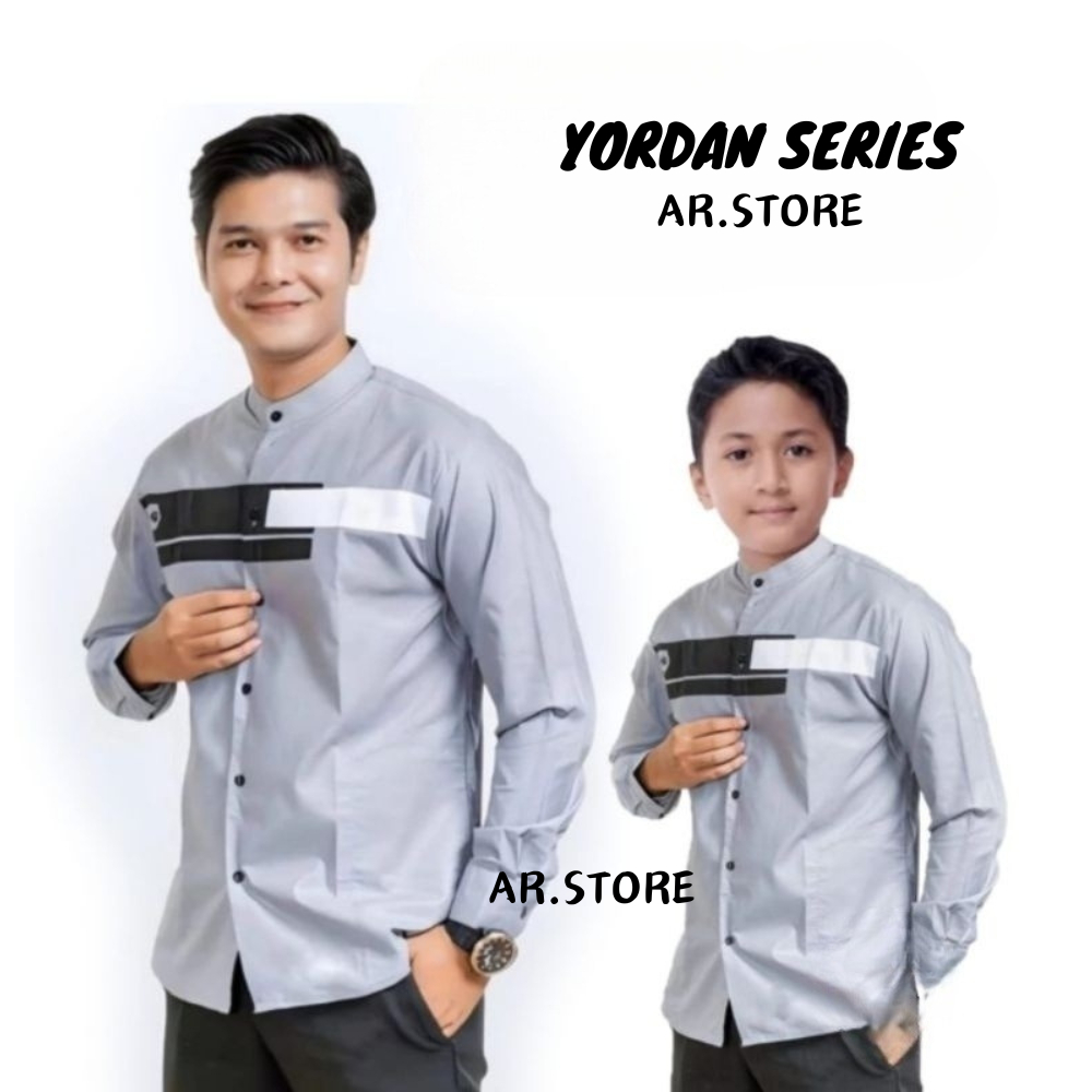 Baju Koko Dewasa Dan Anak - Baju Koko Couple Anak laki laki - Baju Muslim Couple