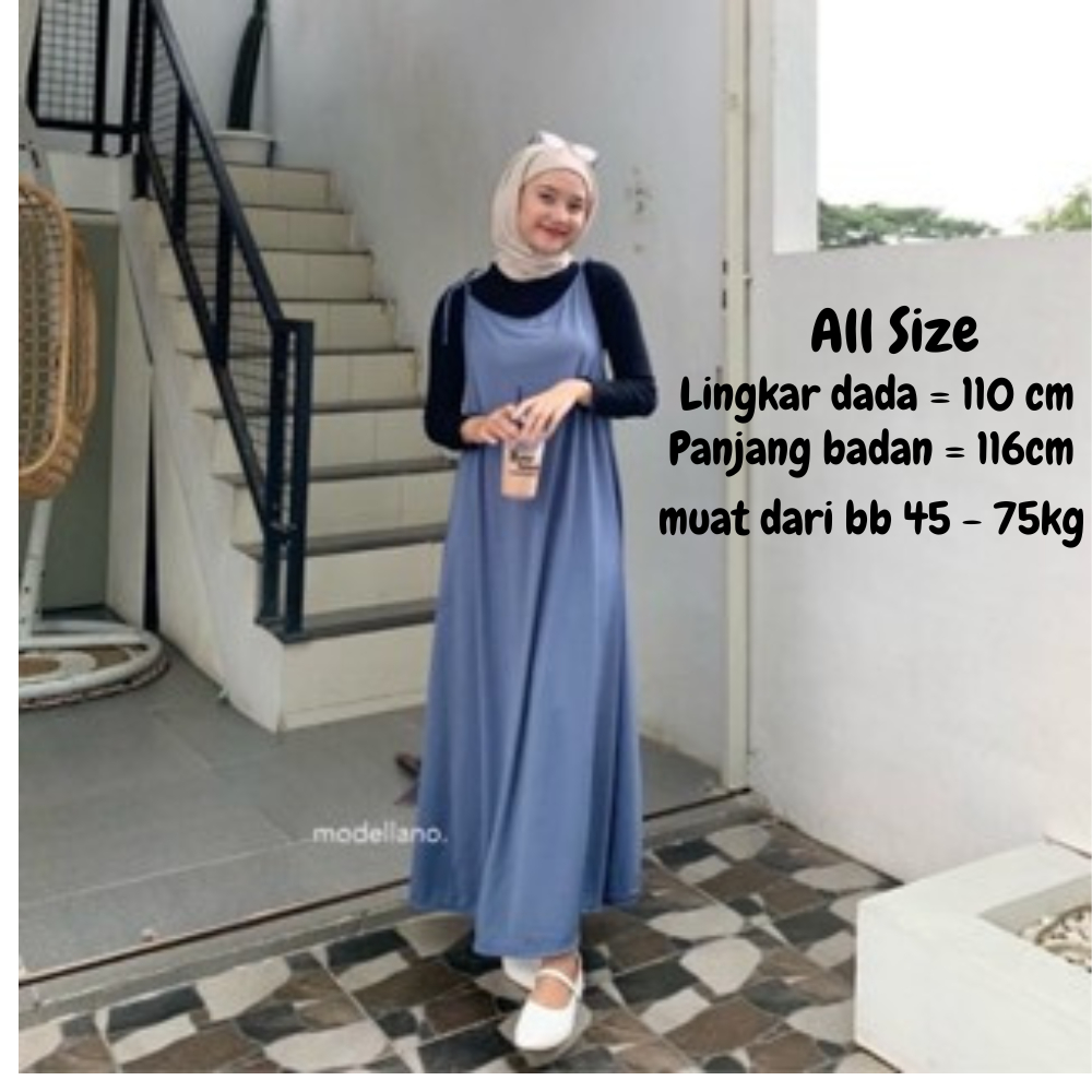 JISOO OVERALL OUTER DRESS KOREAN LOOK MAYUNG