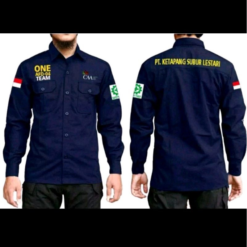 KEMEJA LAPANGAN CUSTOM BORDIR KEMEJA CUSTOM BORDIR
