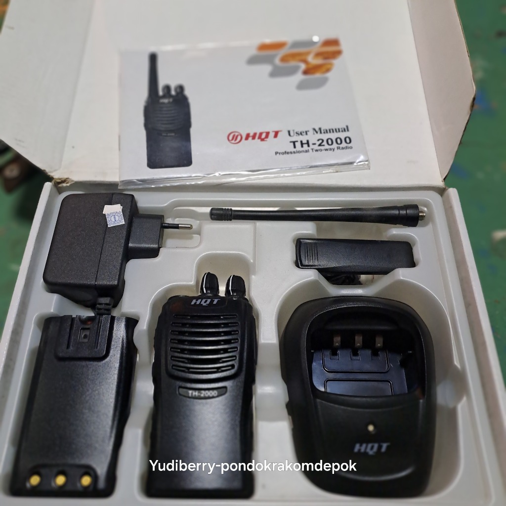 Ht hqt th-2000 Uhf Low Band HQT Th 2000 Mantab Frekuensi 350mhz sd 390mhz Kondisi baru stok lama TX 