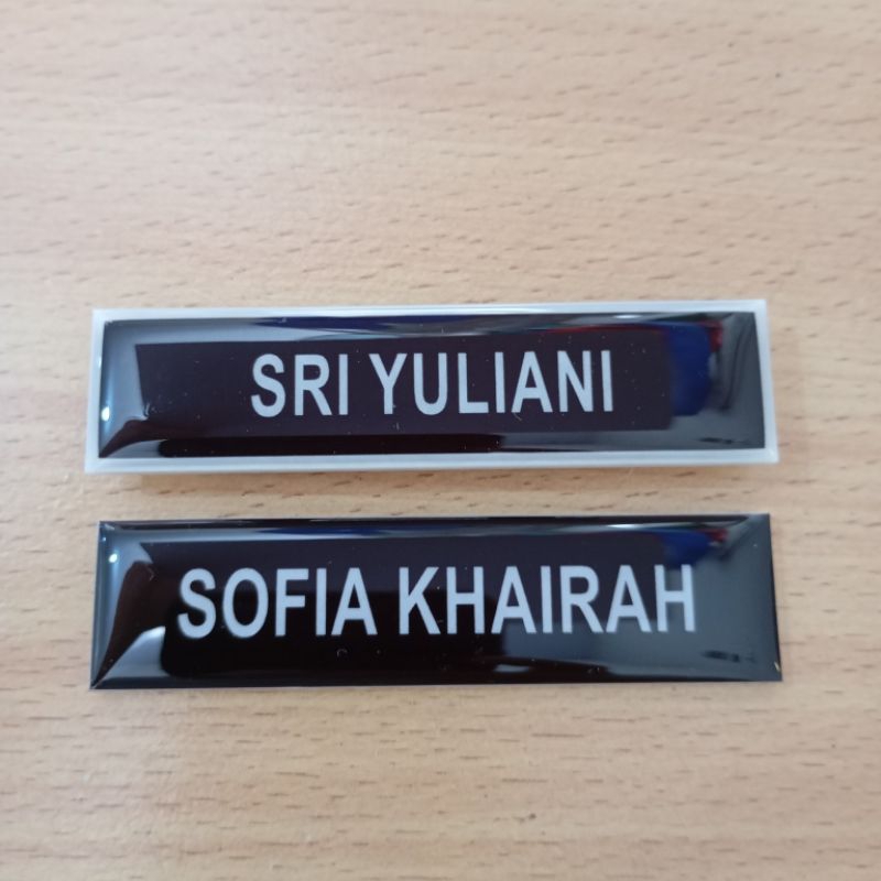 

[Paket Reseller] Papan Nama Dada / Nametag Express