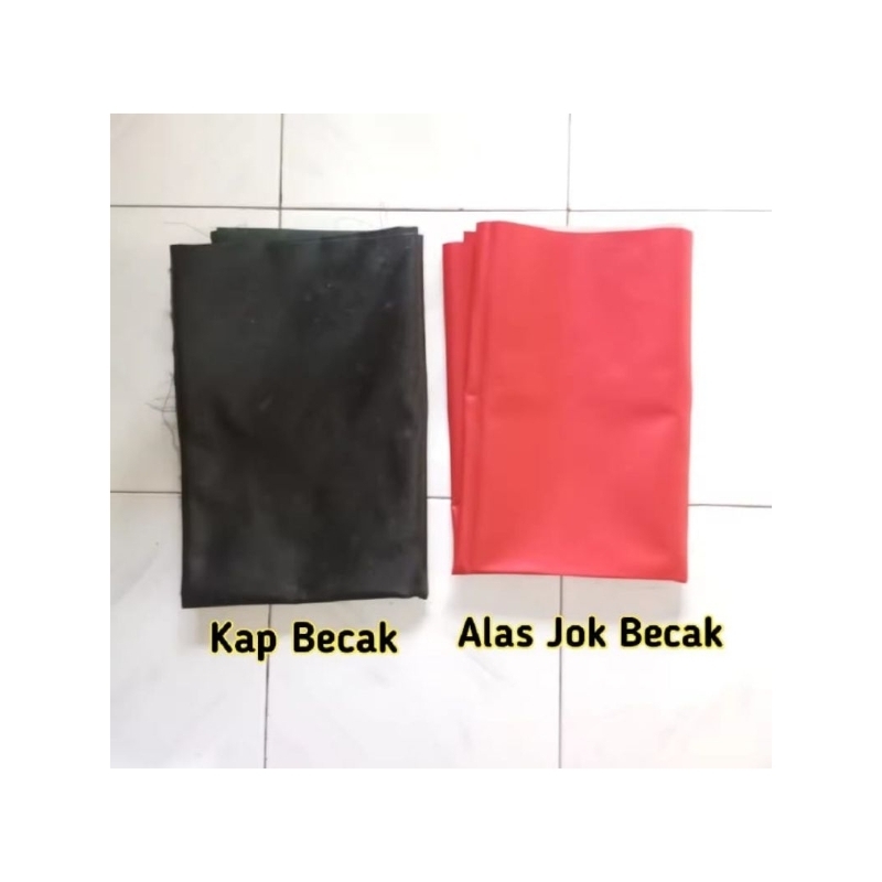 Kap Becak - Alas Jok Becak - Alas sadel becak - Kap becak barang - Atap Becak - Terpal Becak