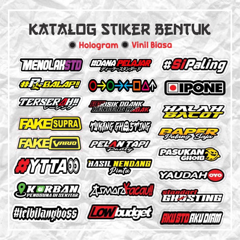 

CHECKOUT STIKER