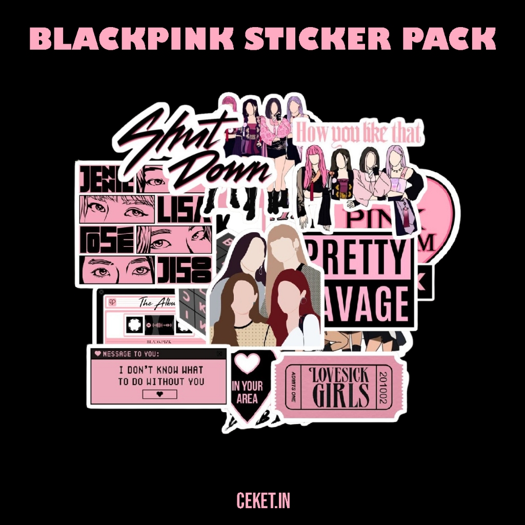 

Blackpink Sticker Pack A6 (20 pcs)