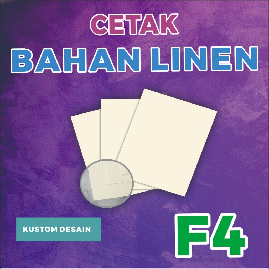 

CETAK BAHAN LINEN F4