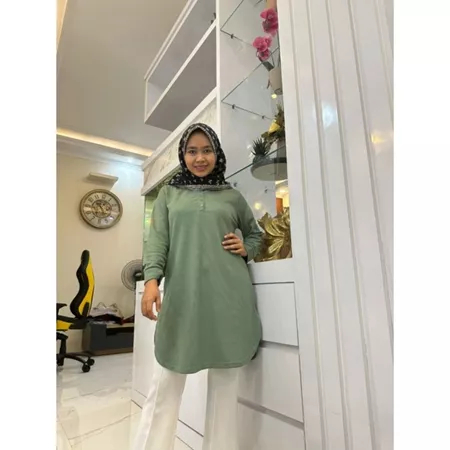 KAOS TUNIK WANITA CHISELL/phENOMENAL FULL TAG KAOS POLOS KAOS CEWEK LENGAN PANJANG