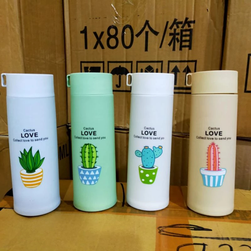 Botol Minum Kaktus/ Botol Minum Kaca/ Botol Minum Mini 420ml Botol Souvernir