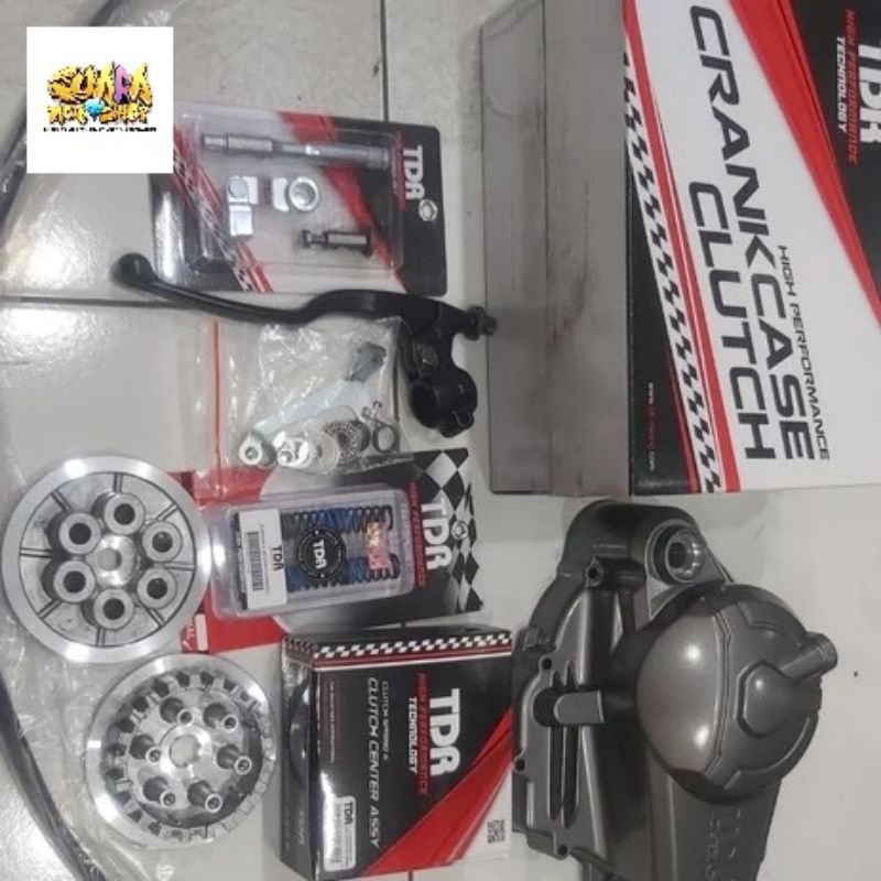 PAKET BLOK KOPLING TDR JUPITER Z CRANKCASE TDR X1 RUMAH KOPLING PIR 6 TDR ORIGINAL